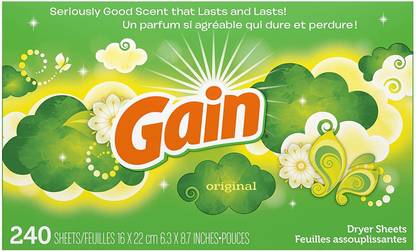 GAIN Dryer Sheets, Original, 240 Count