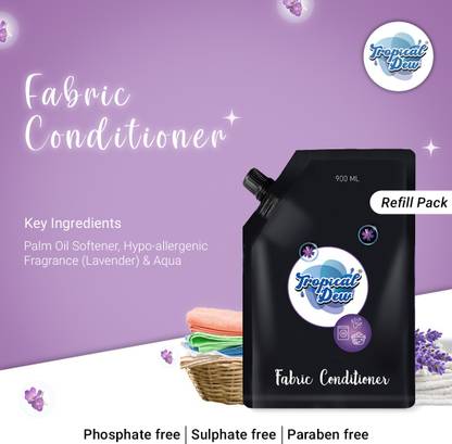 Tropical Dew Fabric Conditioner and Softener with Lavender & Aqua Fragrance
