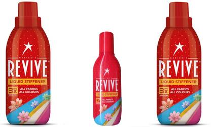 Revive LIQUID 495 ML PACK OF 3 (200 X 2, 95 X 1) Fabric Stiffener