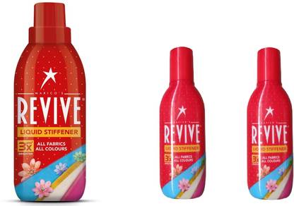 Revive LIQUID 390 ML PACK OF 3 (200 X 1, 95 X 2) Fabric Stiffener