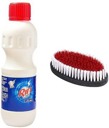 Rin Ala fabric whitener with cloth brush fabric softner 199ml Fresh Fabric Whitener