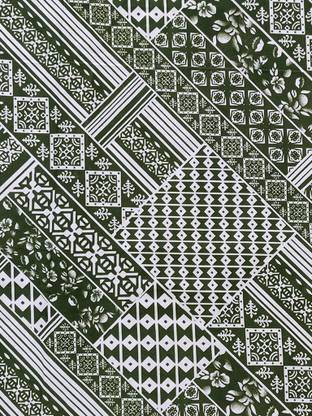 Crepe Geometric Print Kurta Fabric