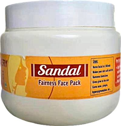 Herbal Treasures Mysore Sandal Fairness Face Pack | for Glowing Skin | Tan Removal | Acne control