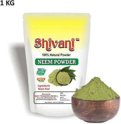 Shivani 100% Natural Neem Powder Ideal for Face pack and Hair
