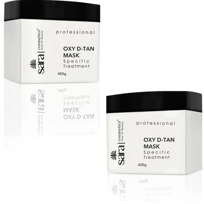 SARA Oxy D-Tan Mask For Instant Tan Removal & Glowing Skin