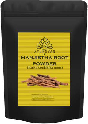 AyurGyan 🌿 100g | 100% Manjistha (Rubia Cordifolia) Powder for 💆 Hair, Face