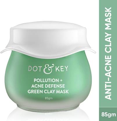 Dot & Key Acne Defence Green Clay Face Mask with Salicylic for Oily, Acne Prone Skin