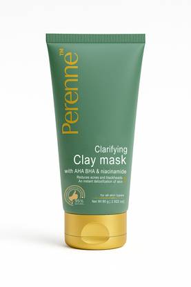 Perenne Clarifying Clay Mask (with AHA, BHA, Niacinamide)