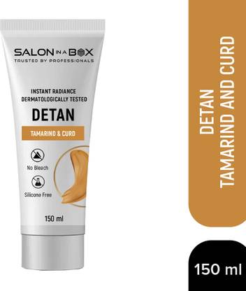 सैलून इन ए बॉक्स Detan | Tamarind & Curd for all Skin Types | No Bleach