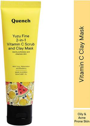 Quench Vitamin C 2-in-1� Scrub & Clay Mask to Lighten Dark Spots & Refine Skin Texture