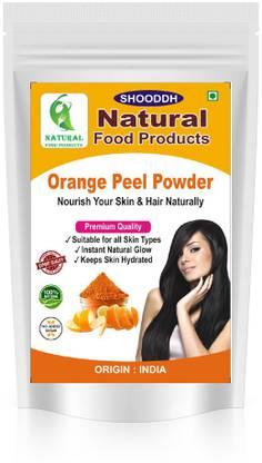 SHOODDH NATURAL ORANGE PEEL POWDER FOR SKIN WHITENING | GLOWING SKIN | FACE PACK