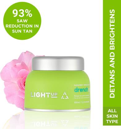 light up Hydrating Jelly Mask Quick Hydration, Instant Brightening, Oxygenation Dermatologically Tested, Toxin free