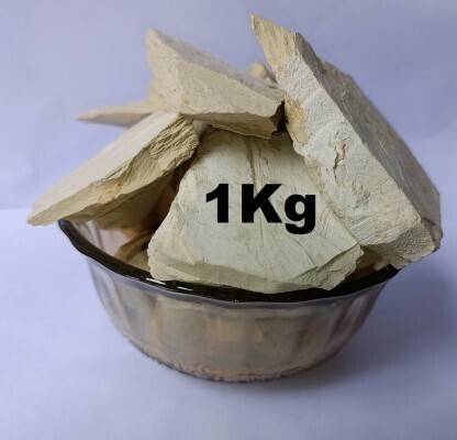 DHEERAAY 100% pure and natural Multani Mitti Stone 1KG