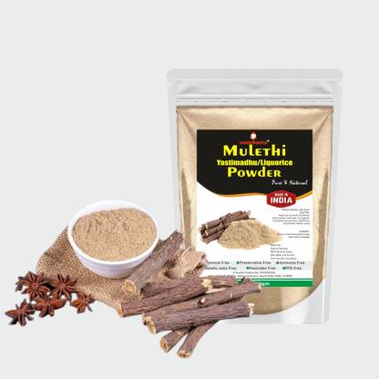 voorkoms Licorice Root Mulethi Powder Herbal Remedy for Digestive Health, Skin Health