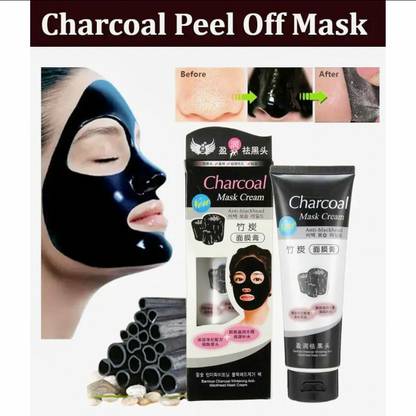 CHARCOAL PEEL OFF MASK For mattifying oily skin, they balance sebum and remove excess oil.