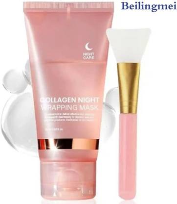 BEILINGMEI Glowing Collagen Overnight Wrapping Peel Off Facial Mask Pack
