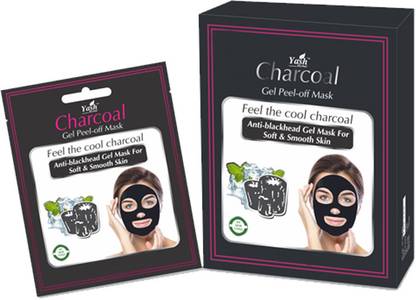 Yash Herbal Gel Peel Mask, Anti-Blackhead Gel Mask (Pack of 6, 25ml each)