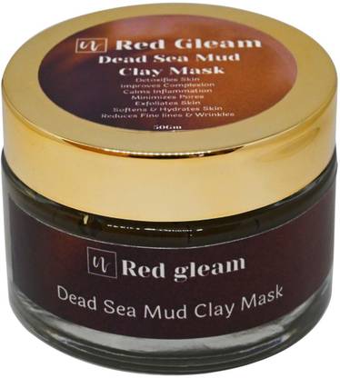 Red gleam Dead Sea Mud clay mask