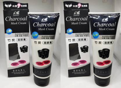 CHARCOAL MASK CREAM FACE PACK Pack of 2