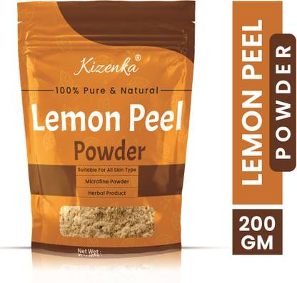 Kizenka Natural,Organic Lemon Peel Powder For Face Treatment