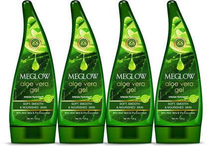 meglow Aloevera Gel with Cucumber for Hydrated, Moisturized, Bright & Glowing Skin