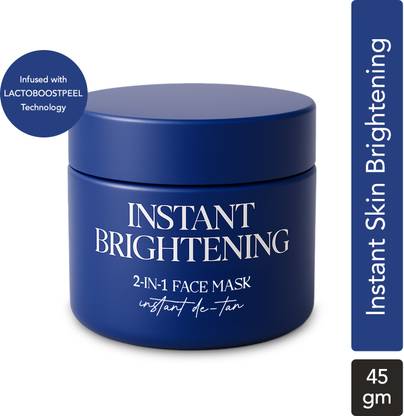 BELLAVITA Instant Brightening 2-in-1 Face Mask | Instant Tan Removal | Skin Brightening