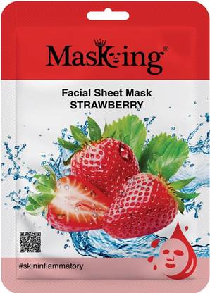 MasKing Beauty Facial Sheet Mask Strawberry Pack Of 1