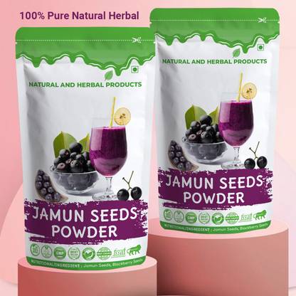 NATURAL AND HERBAL PRODUCTS Jamun Powder (Blackberry Seeds,
