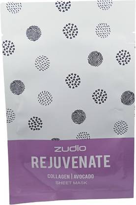 zudio REJUVENATE COLLAGEN AVOCADO SHEET MASK PACK OF 1