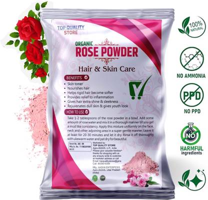 Top Quality Store 100% Organic Rose Petals Powder