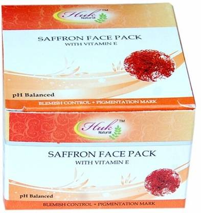 Huk Natural Saffron Face Pack With Vitamin E & Extract