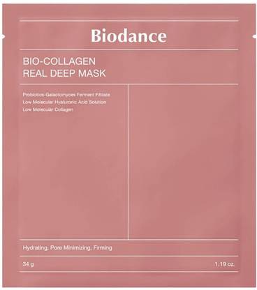 BIODANCE Bio-Collagen Real Deep Mask, Hydrating Overnight, Pore Minimizing ( Pack of 1 )