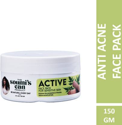 The Soumi's Can Product ACTIVE FACE PACK (FOR SENSITIVE SKIN) JAR