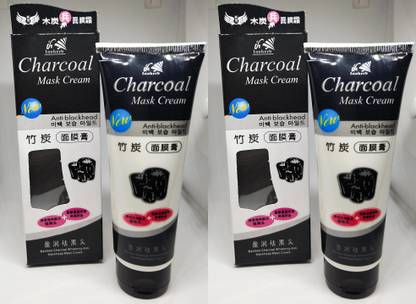 CHARCOAL MASK CREAM FACE PACK Pack of 2