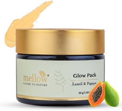 mellow Herbals Ayurvedic Glow Face Pack for Brightening & Tan Removal