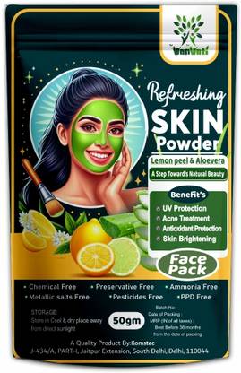 Vanvati Refreshing Skin Powder Fore Fresh Your Skin Face Pack Skin Care Powder