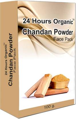 24 Hours Organic Face Pack Chandan Powder