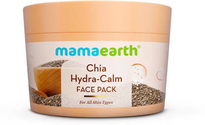 Mamaearth Chia Hydra-Calm Face Pack with Chia Seed & Ceramides for Healthy Skin Barrier