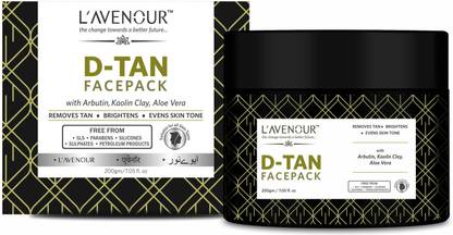 L'avenour D-Tan Face Pack For Tan Removal, Instant Glow, Brightens & Even Skin Tone