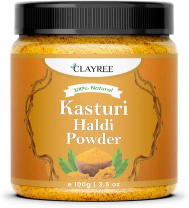 Clayree Wild Turmeric Powder(Kasturi Haldi) Powder | for Face and Skin Care