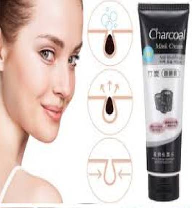 Luipui charcoal face mask pack of 1 best for blackhead removal