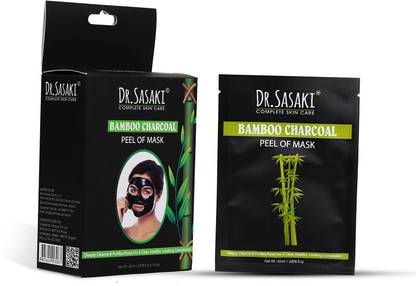 DR.SASAKI COMPLETE SKIN CARE Bamboo Charcoal Peel-Off Deep Cleansing & Detoxifying Face Mask 20ml X 10pc