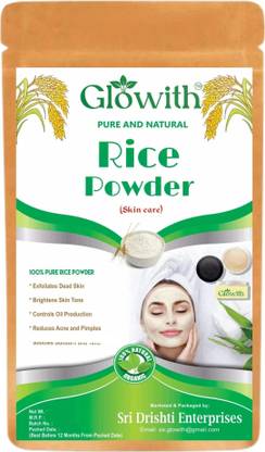 Glowith Rice Powder | Natural Skin Brightening Face Pack for Radiant Skin Care