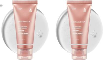 INDIANA HUDA Medcube Collagen Face Mask with Ceramide NP & Niacinamide, 75ml x2