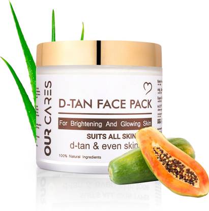 Ourcares - Papaya, Coffee & Clay Face Mask to Reduce Pigmentation & Skin Lightening