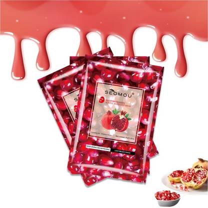 SEOMOU Pigmentation Removal POMEGRANATE FACE MASK PACK OF 2