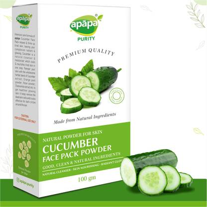 APAPA Cucumber Face Pack Powder For Healthier & Glowing Skin