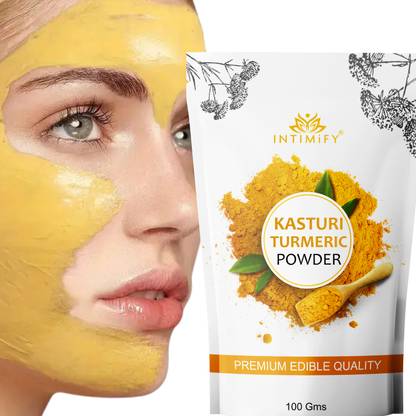 INTIMIFY 100% Pure & Natural Kasturi Haldi Powder For Women & Men