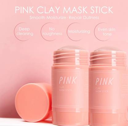 WOONGMI Best pink clay mask stick for blackhead & whitehead remover