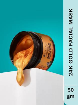 Pilgrim 24K Gold Facial Mask & Pack for Radiant Skin, Anti Ageing | Natural Glow